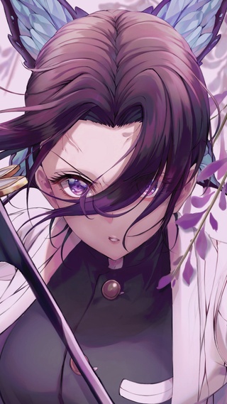 紫藤花下的蝴蝶忍