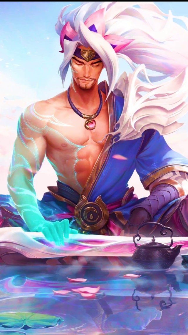 亚索灵魂莲华皮肤壁纸