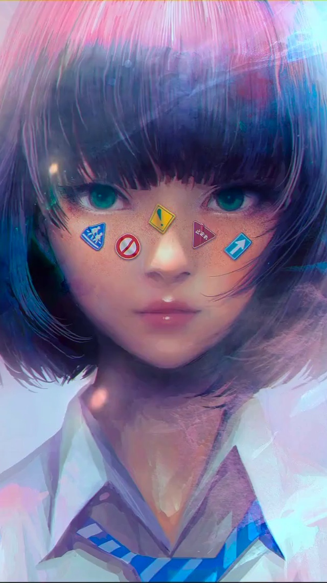 路标少女