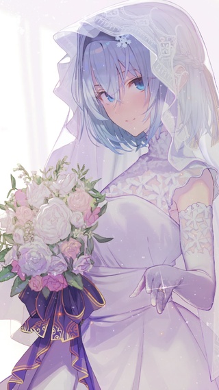 婚纱少女