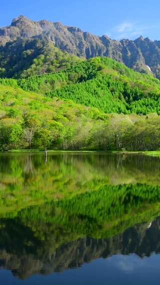 青山绿水湖光山色