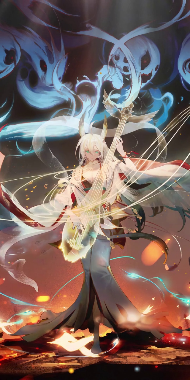 【阴阳师】瑶音夜曲，奏率成光 - 紧那罗