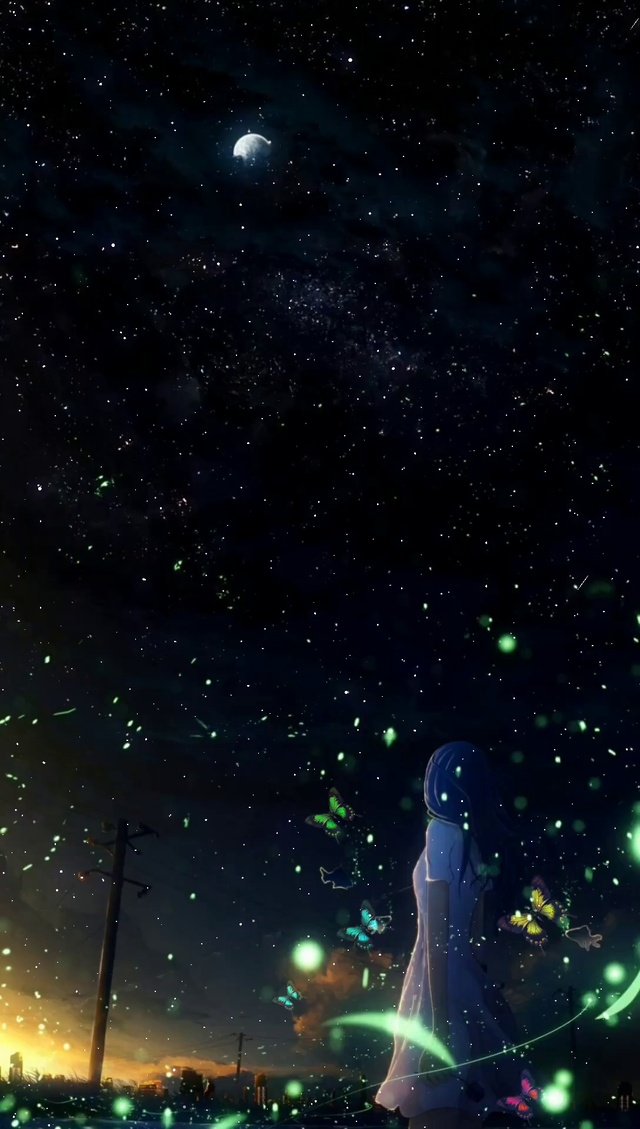 星空·流星·安静的夜晚