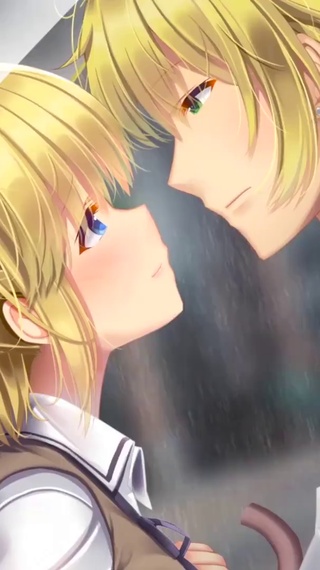 雨中情侣