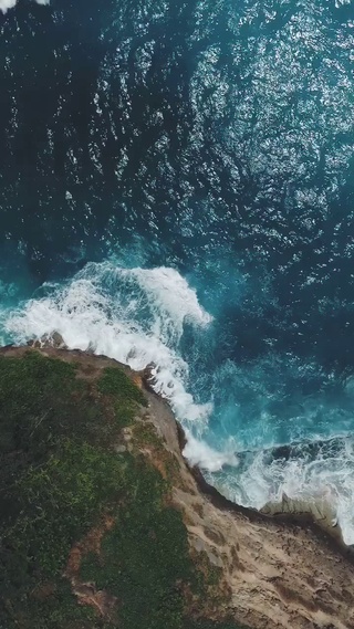 海岛海浪