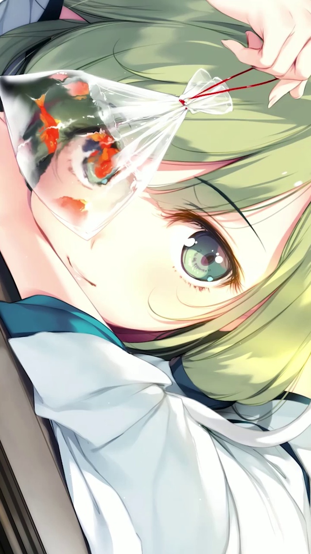 少女与金鱼