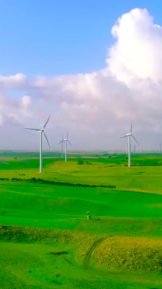 4K草原风车