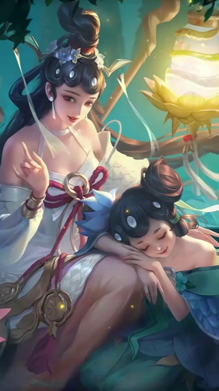 大小乔青白蛇皮肤