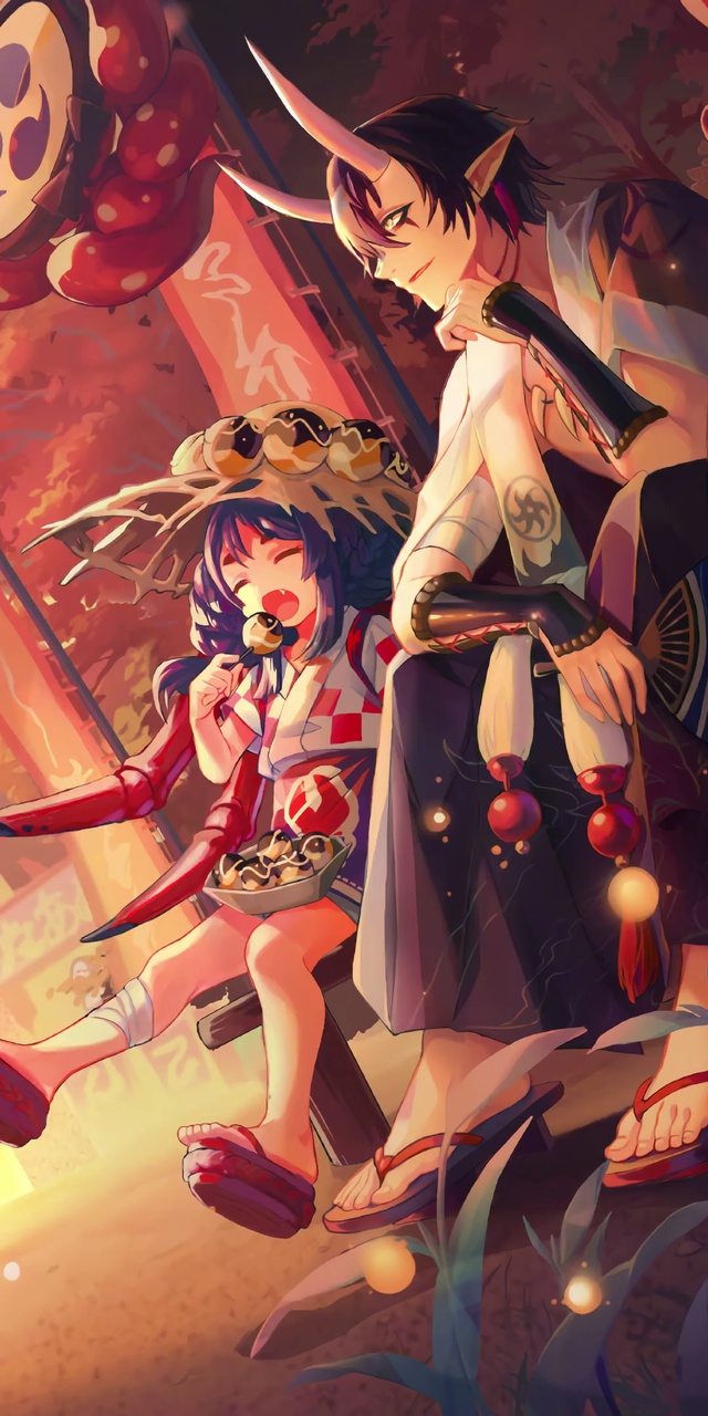 【阴阳师】海祭花火-大岳丸与蟹姬