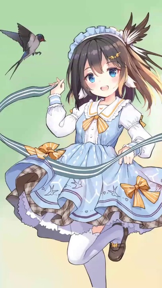 少女与春燕
