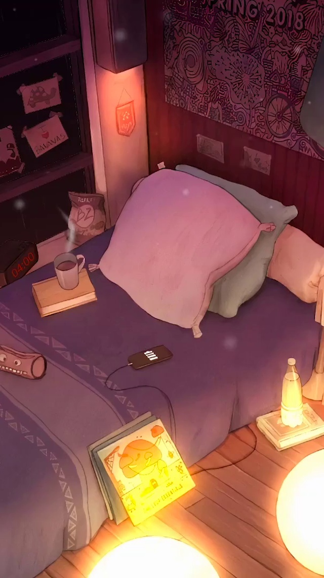 温暖温馨的房间