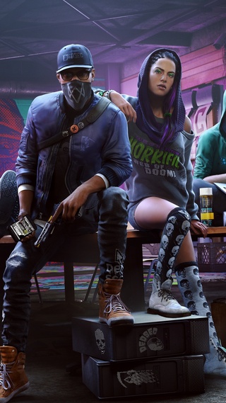 Watch Dogs 2 看门狗2 4k 游戏壁纸壁纸微信对话背景图片下载