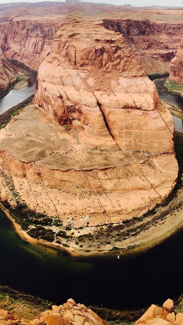 馬蹄灣 科羅拉多河 峽谷 4k 風景大片壁紙