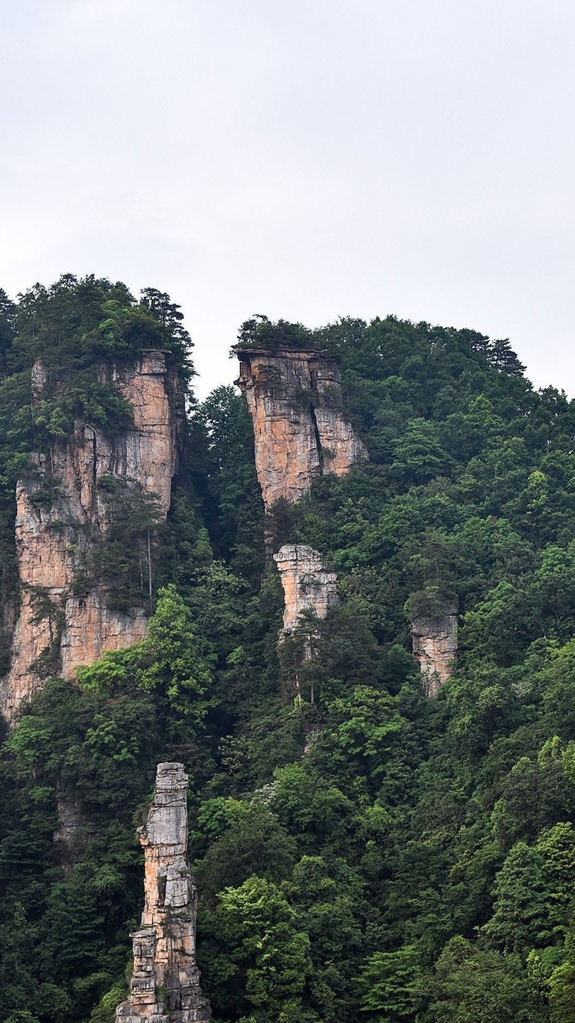 風景 風景名勝 湖南 張家界 風景大片壁紙二次元微信聊天背景圖