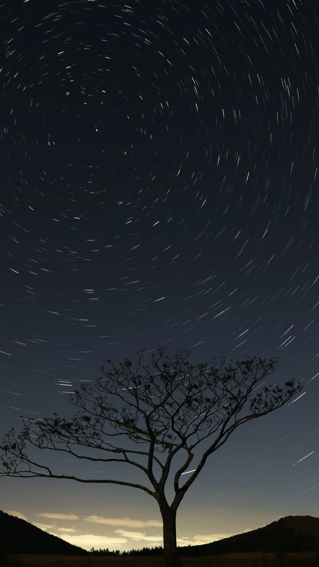 夜晚 日落壁纸