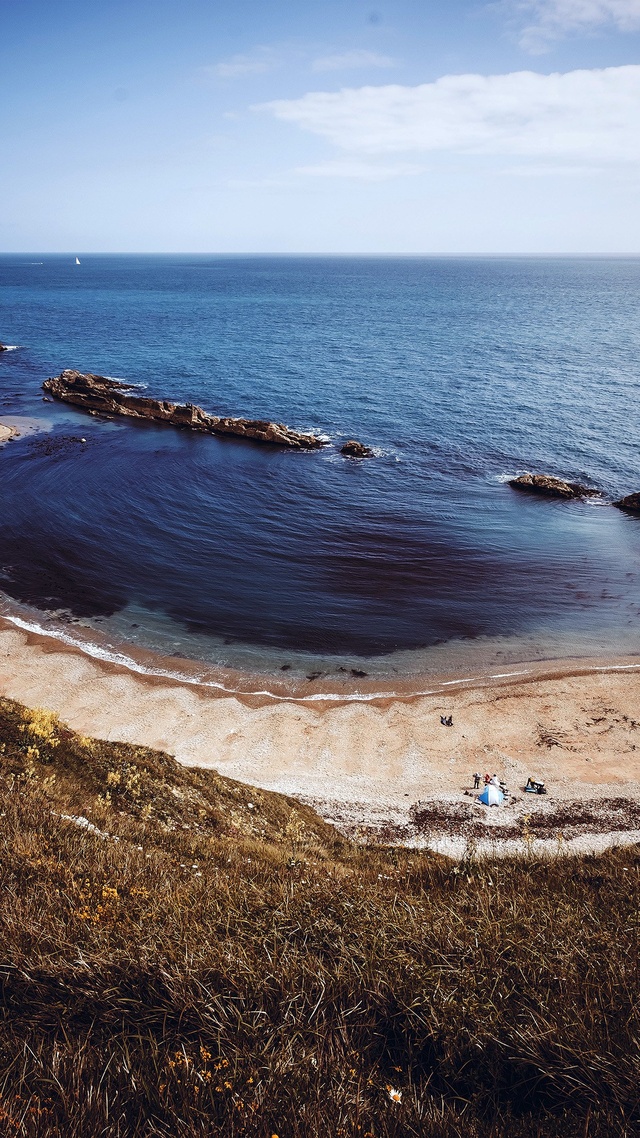 高清,海灘,自然景觀