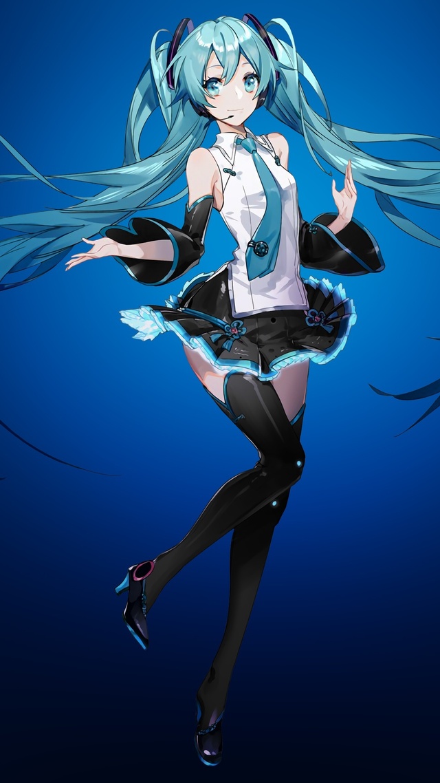 初音未来 4k动漫壁纸壁纸微信背景壁纸