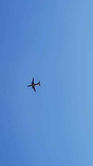 天空,飞机,蓝天白云