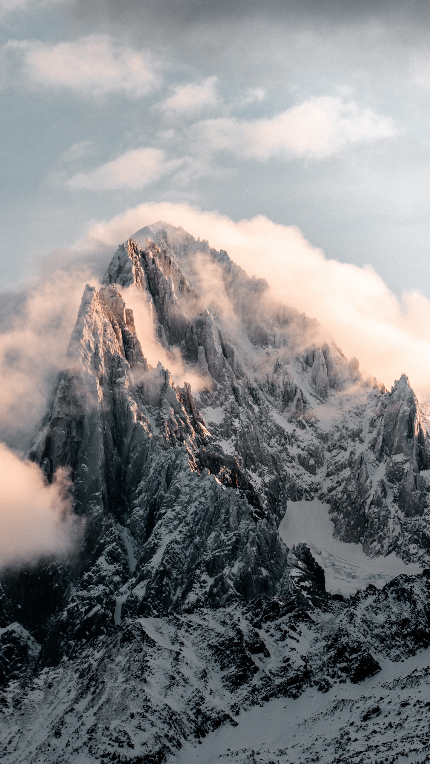 雨雪气候,山,自然景观,壮阔微信个人主页背景图片