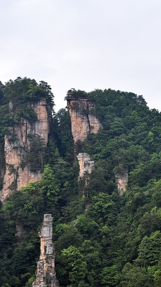 风景 风景名胜 湖南 张家界 风景大片壁纸二次元微信聊天背景图