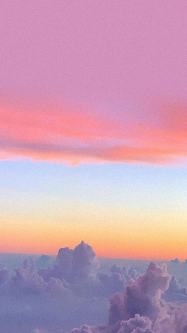 雲,天空,晚霞