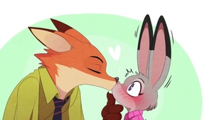 朱迪与尼克kiss