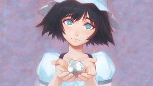 水彩少女