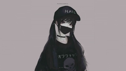 鸭舌帽少女