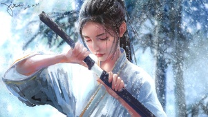 白衣少女