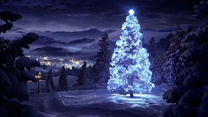 荧光圣诞树