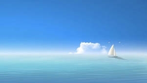海上的小船