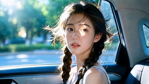 清纯甜美马尾辫少女