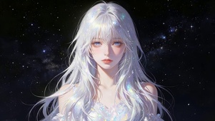 银发光效少女