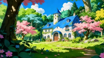清新森林小屋