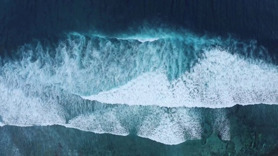 4K 高清 航拍海洋巨浪