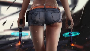 双枪美少女