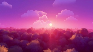 粉色天空
