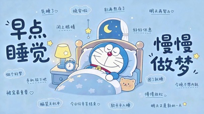 早点睡觉