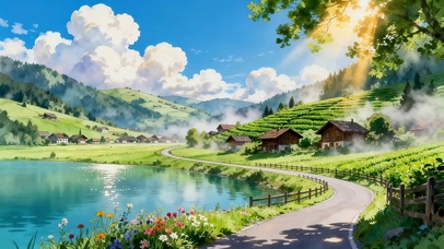 夏天的乡村