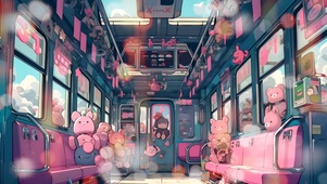 地铁上