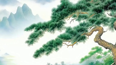 护眼绿景带鱼屏
