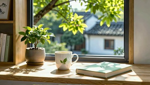 窗下闲居