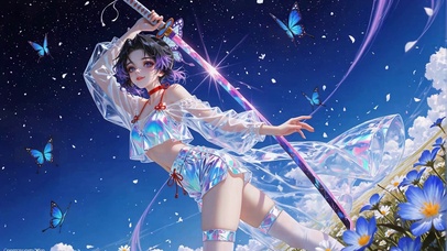 幻彩蝴蝶美少女蝴蝶忍