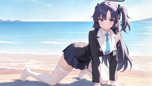 海边制服美少女早濑优香