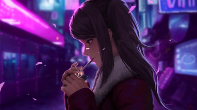 女士&香烟