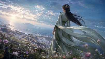 梅凝遥望无边海