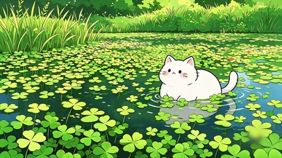 幸运湖小猫