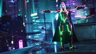 艾希 赛博朋克风舞蹈