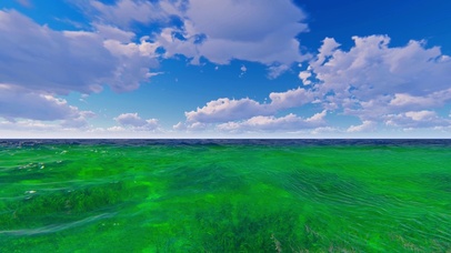 4K清新蓝天白云