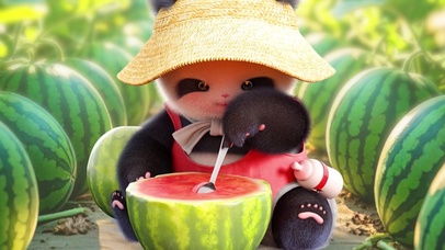 熊非熊喂你一口冰西瓜